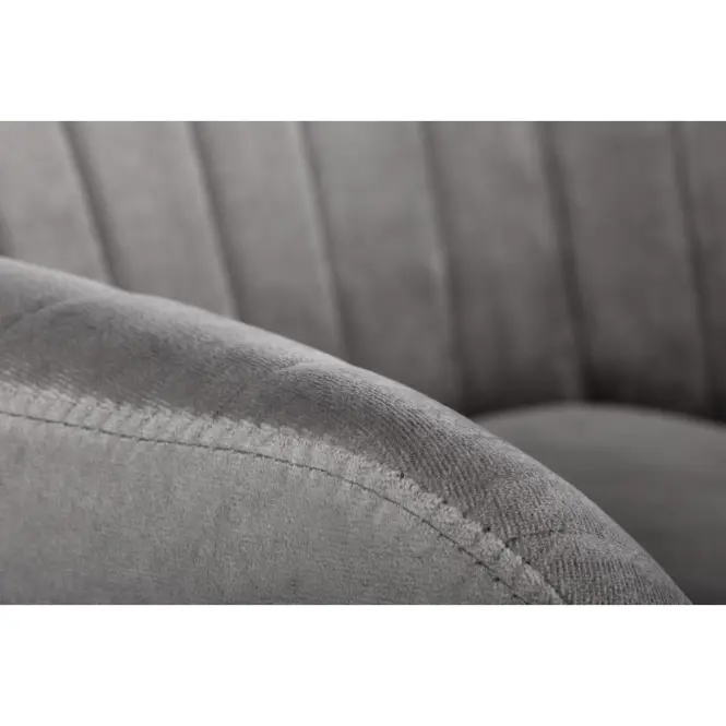 Stolička K429 Velvet/Kov Šedá,3