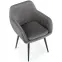 Stolička K429 Velvet/Kov Šedá,4