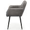 Stolička K429 Velvet/Kov Šedá,7