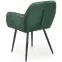 Stolička K429 Velvet/Kov Tmavozelený,6