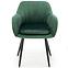 Stolička K429 Velvet/Kov Tmavozelený,8