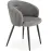 Stolička K430 Velvet/Kov Šedá