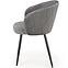 Stolička K430 Velvet/Kov Šedá,5
