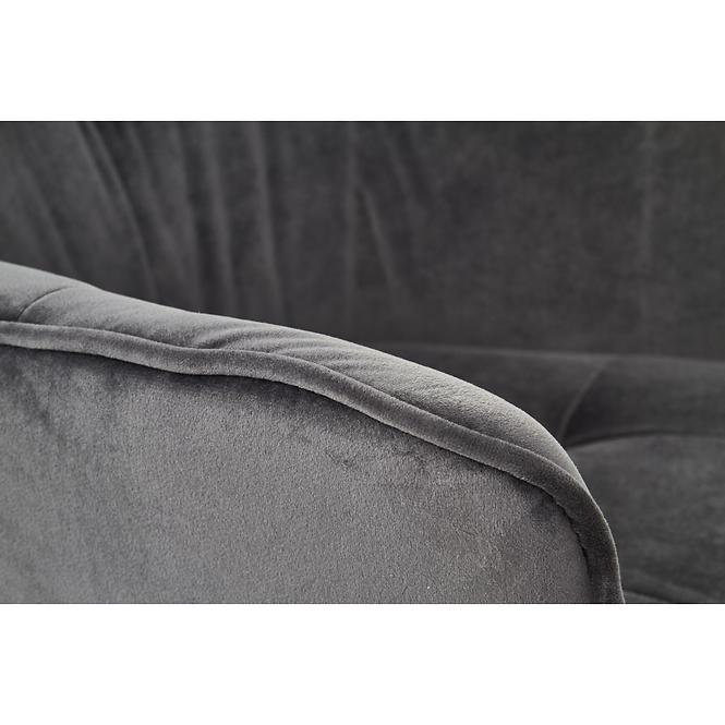 Stolička K377 Velvet/Kov Šedá