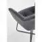 Stolička K377 Velvet/Kov Šedá,6