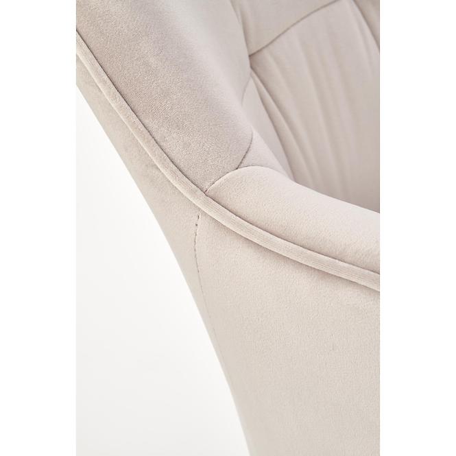 Stolička K377 Velvet/Kov Bez