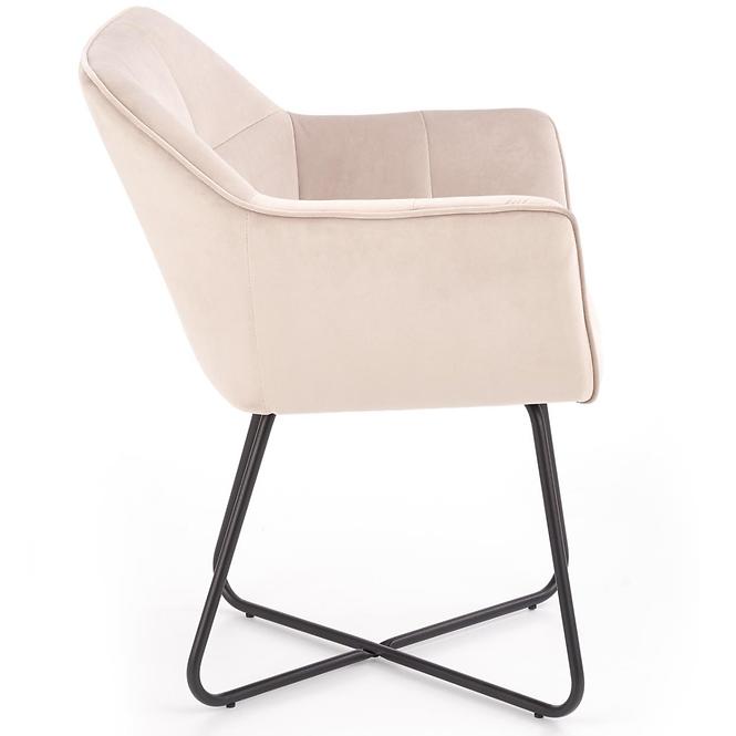 Stolička K377 Velvet/Kov Bez