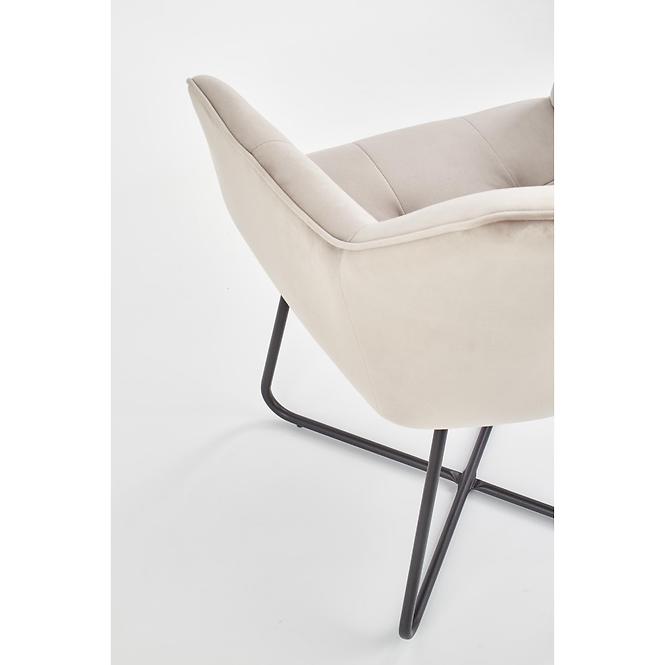 Stolička K377 Velvet/Kov Bez