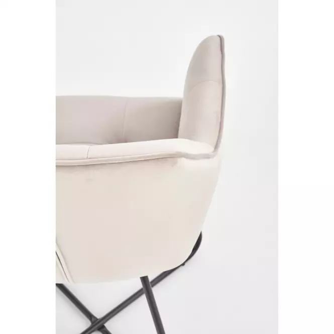 Stolička K377 Velvet/Kov Bez