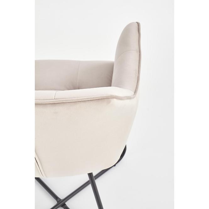 Stolička K377 Velvet/Kov Bez