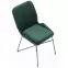Stolička K454 Velvet/Kov Tmavozelený,6