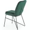 Stolička K454 Velvet/Kov Tmavozelený,8
