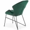 Stolička K458 Velvet/Kov Tmavozelený,5