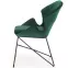 Stolička K458 Velvet/Kov Tmavozelený,6
