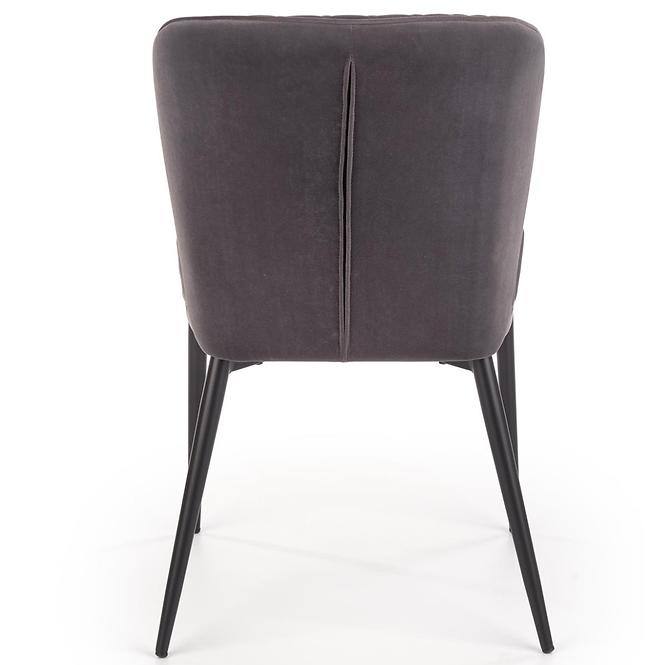 Stolička K399 Velvet/Kov Šedá