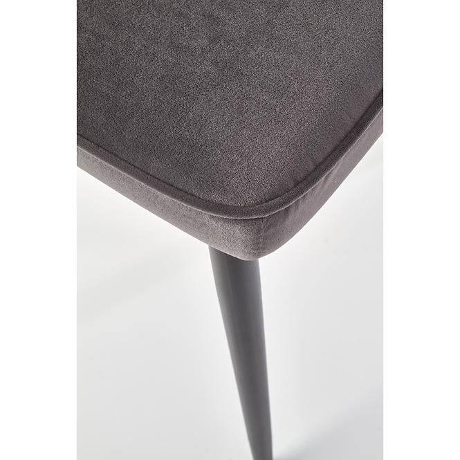 Stolička K399 Velvet/Kov Šedá