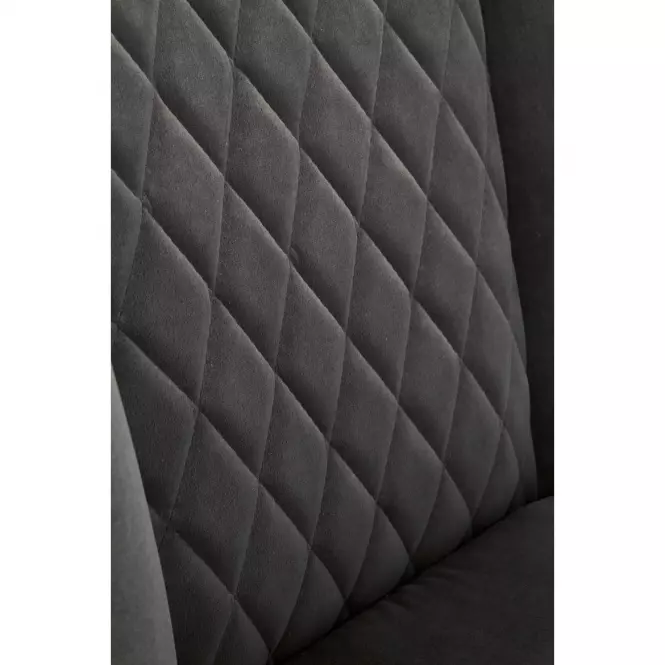 Stolička K399 Velvet/Kov Šedá