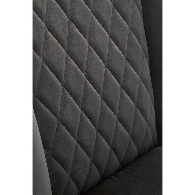 Stolička K399 Velvet/Kov Šedá