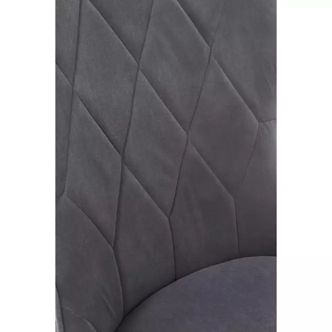 Stolička K366 Velvet/Kov Šedá