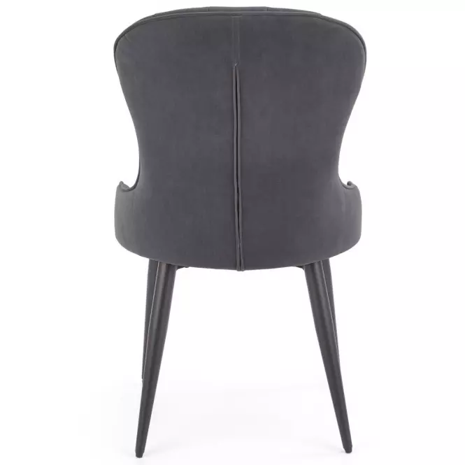 Stolička K366 Velvet/Kov Šedá