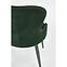 Stolička K366 Velvet/Kov Tmavozelený,10