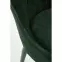 Stolička K366 Velvet/Kov Tmavozelený,11