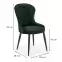 Stolička K366 Velvet/Kov Tmavozelený,2