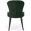 Stolička K366 Velvet/Kov Tmavozelený,4