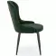 Stolička K366 Velvet/Kov Tmavozelený,6
