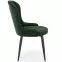 Stolička K366 Velvet/Kov Tmavozelený,7