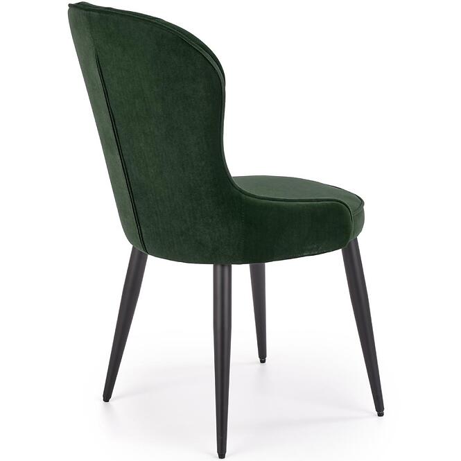 Stolička K366 Velvet/Kov Tmavozelený,8