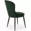 Stolička K366 Velvet/Kov Tmavozelený,8