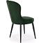 Stolička K366 Velvet/Kov Tmavozelený,8