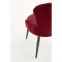 Stolička K366 Velvet/Kov Bordová,13