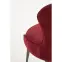 Stolička K366 Velvet/Kov Bordová,14