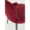 Stolička K366 Velvet/Kov Bordová,16