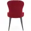 Stolička K366 Velvet/Kov Bordová,8
