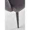 Stolička K410 Velvet/Kov Šedá,4