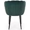 Stolička K386 Velvet/Kov Tmavozelený,3