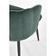 Stolička K386 Velvet/Kov Tmavozelený,7