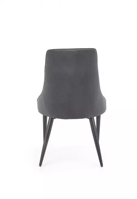 Stolička K365 Velvet/Kov Šedá