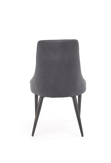Stolička K365 Velvet/Kov Šedá