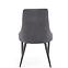 Stolička K365 Velvet/Kov Šedá,3