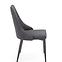 Stolička K365 Velvet/Kov Šedá,4