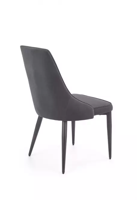 Stolička K365 Velvet/Kov Šedá
