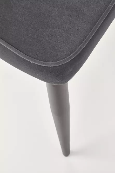 Stolička K365 Velvet/Kov Šedá
