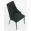 Stolička K365 Velvet/Kov Tmavozelený,3