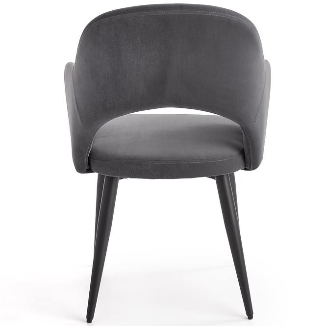 Stolička K364 Velvet/Kov Šedá