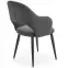 Stolička K364 Velvet/Kov Šedá,6