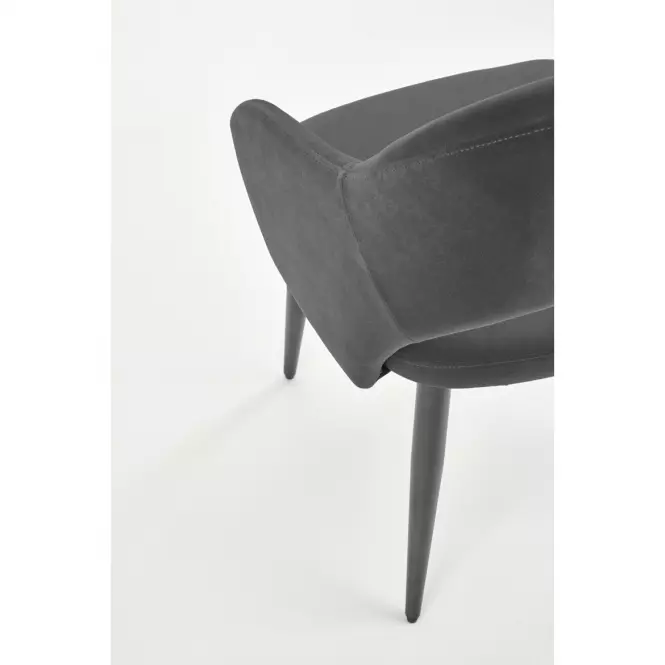Stolička K364 Velvet/Kov Šedá